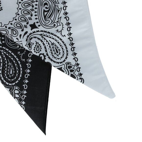 CTM Split Paisley Print Bandana - Picture 3 of 3